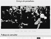 Tablet Screenshot of colegiodeperiodistasrd.org